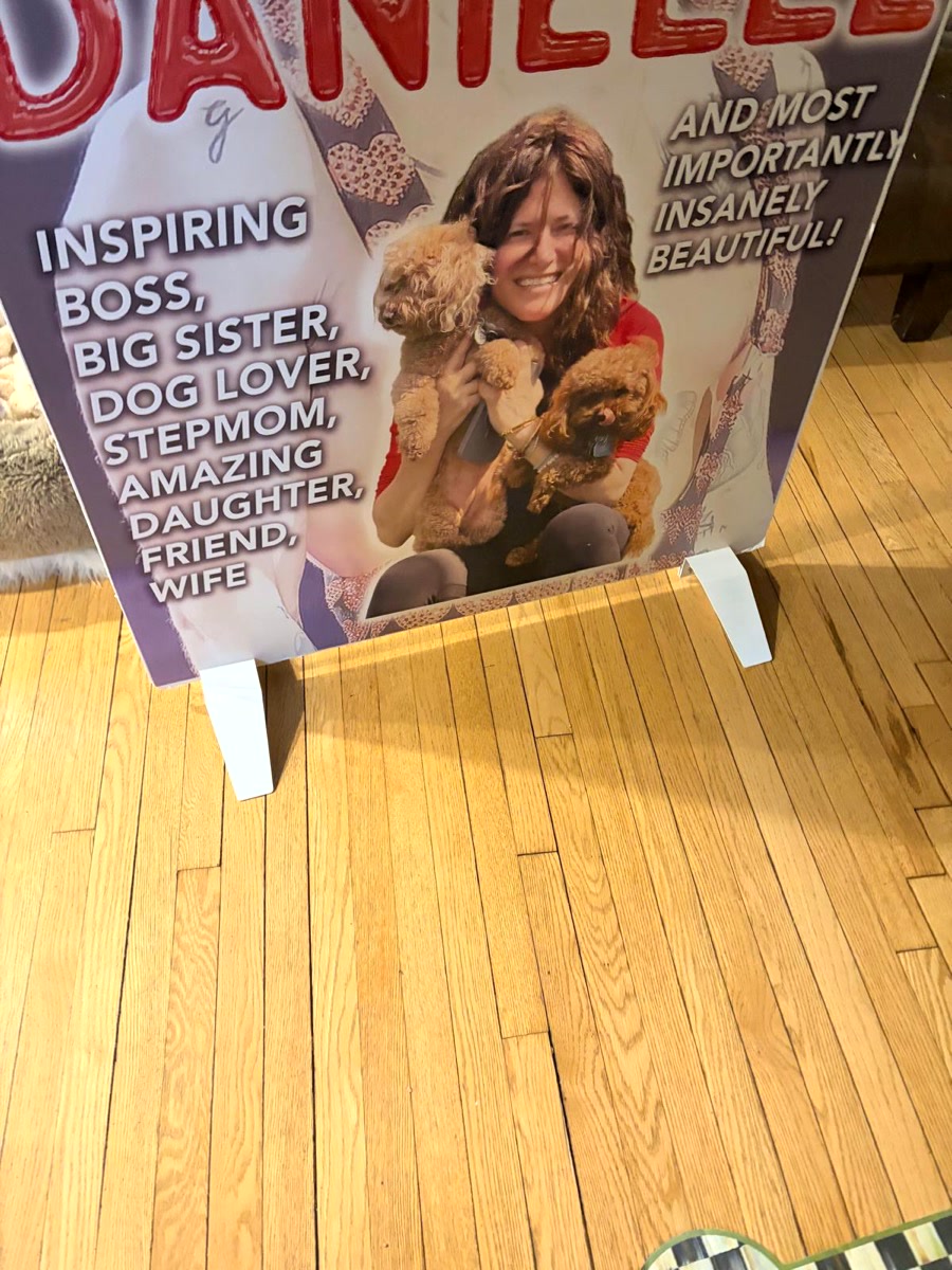 Close up of the easel stand that holds a board